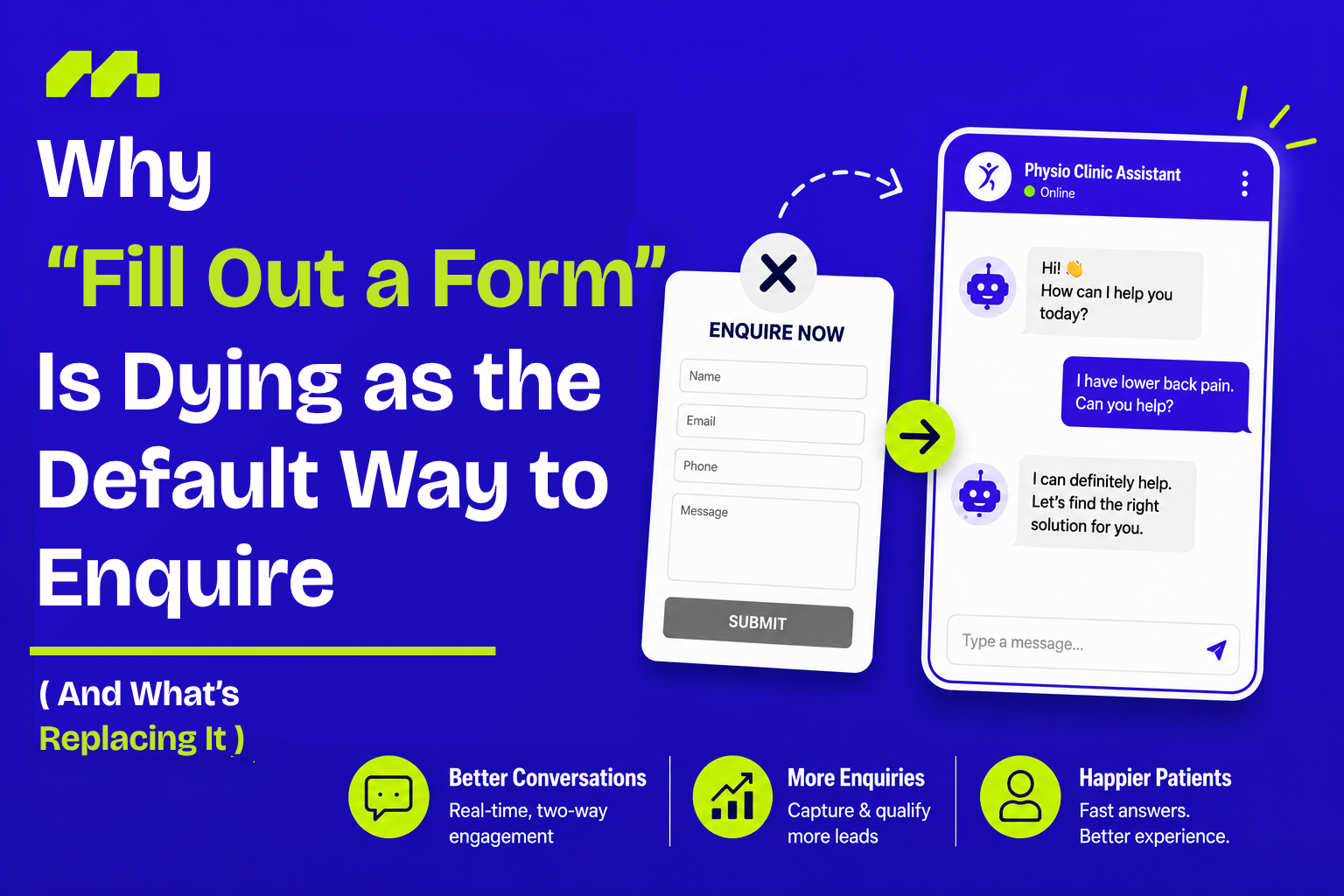 Why fill out a form is dying as the default way to enquire — Mavixa